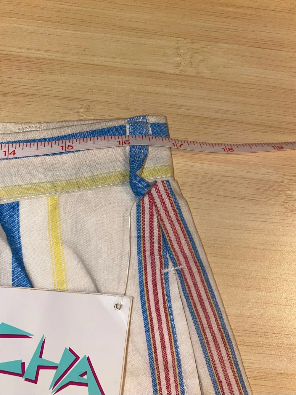 NWT Gotcha Shorts Mens 34 Surf Skate 1990’s Vintage Retro Striped Blue Red